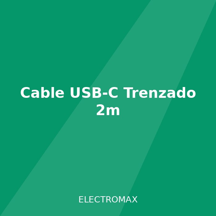 Cable USB-C Trenzado 2m