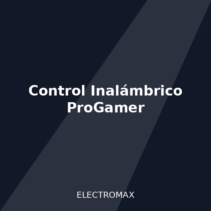 Control Inalámbrico ProGamer
