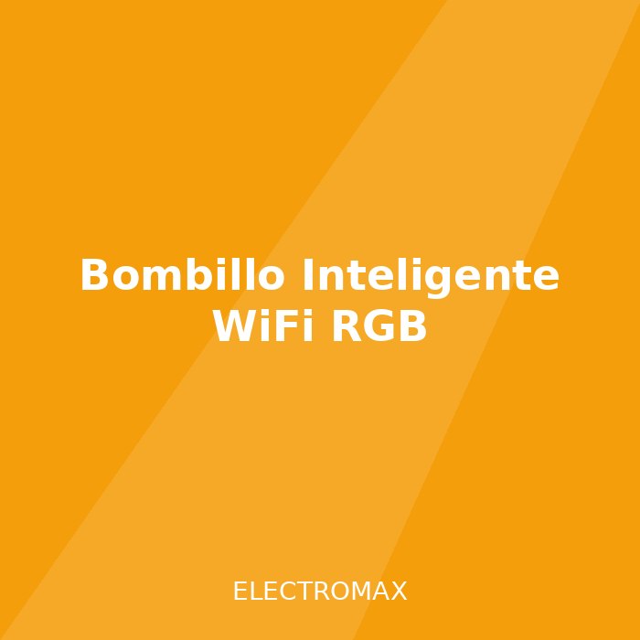 Bombillo Inteligente WiFi RGB